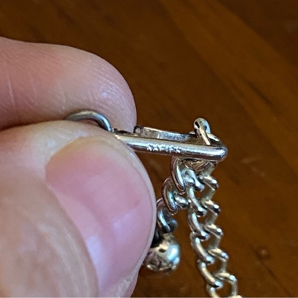 Napier Vintage Gold and SilverTone Beaded Choker Necklace - Picture 12 of 13